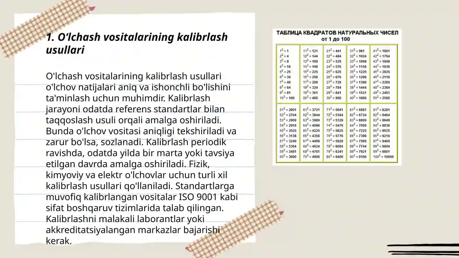 Oʻlchash xatoliklarni bartaraf etish usullari 3