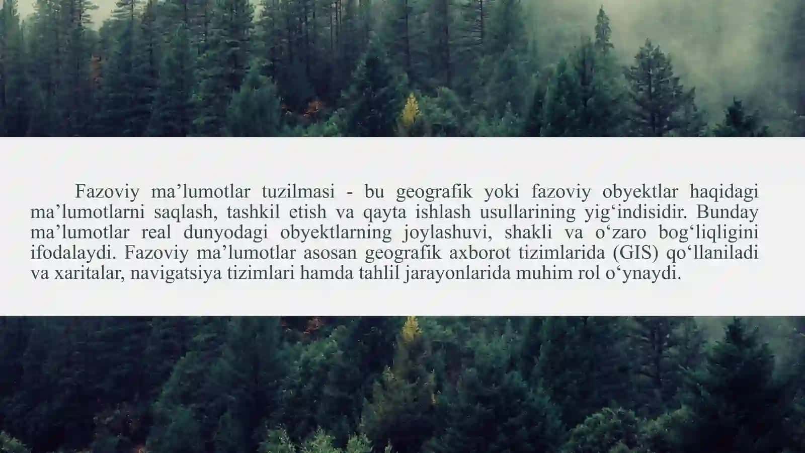 Fazoviy ma’lumotlar tuzilmasi 3