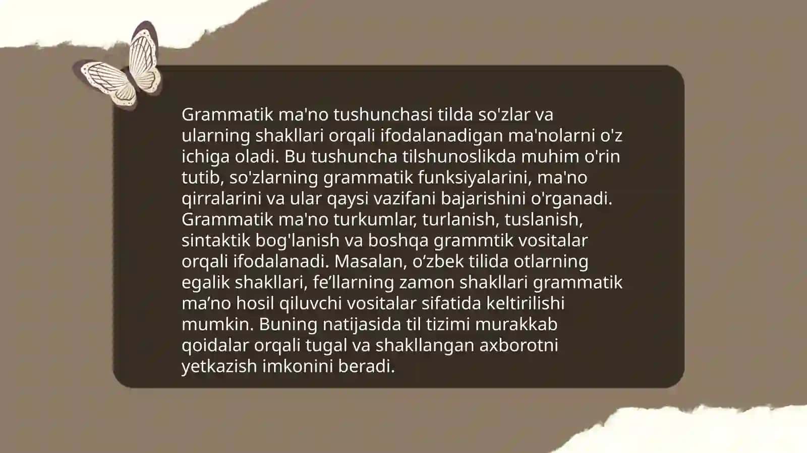 Grammatik ma'no va uning turlari 3