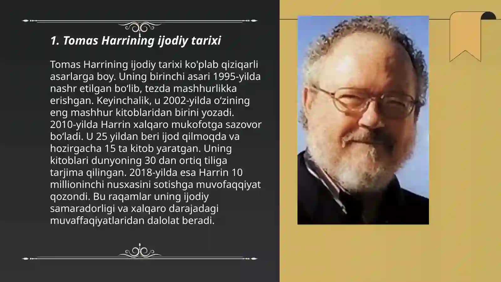 Tomas Harris ijodi 3