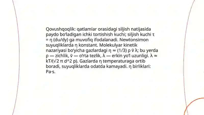 Qovushqoqlikning malekulyar kinetik asoslari 3