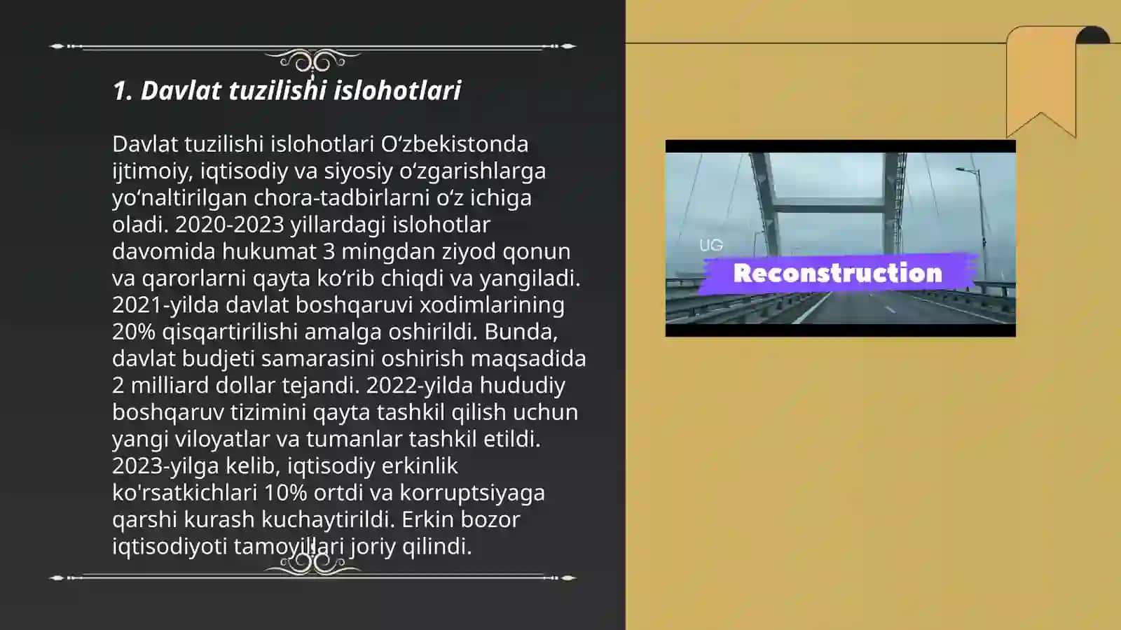 Davlat tuzilishi islohotlari 3