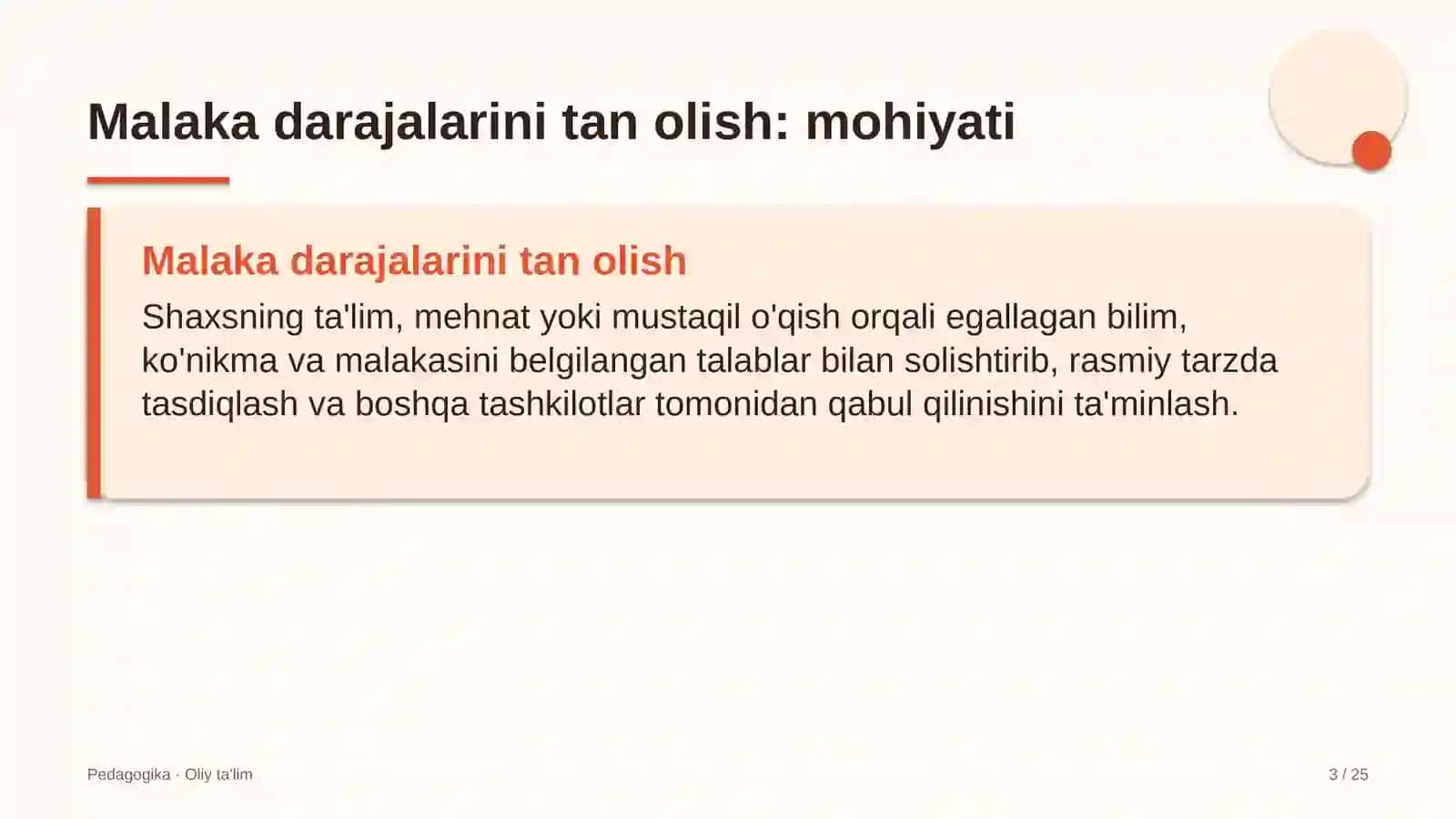 ta'lim texnologiyalari startaplarida malaka darajalarini tan olish 6971 3