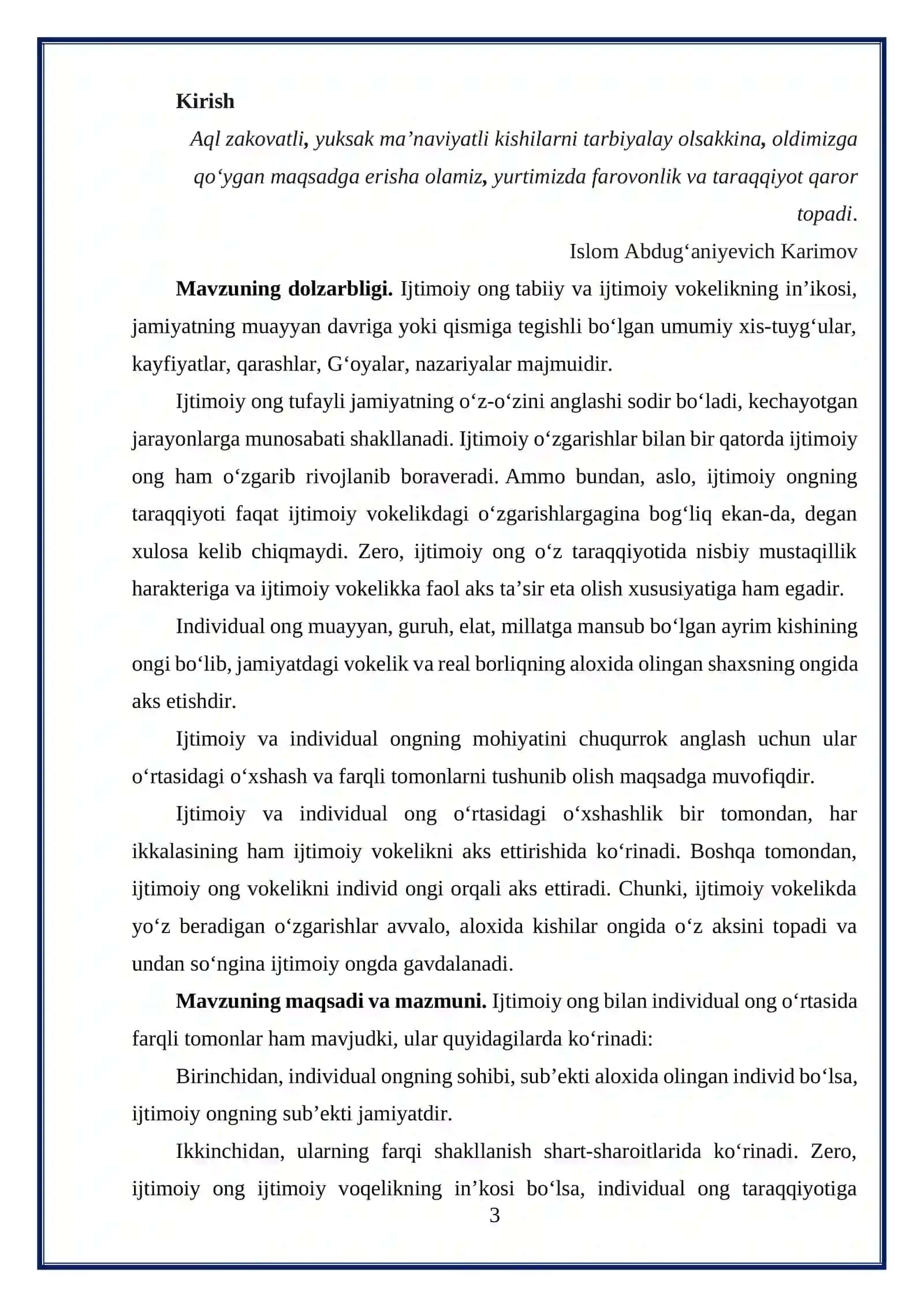 IJTIMOIY VA INDIVIDUAL ONG. 3