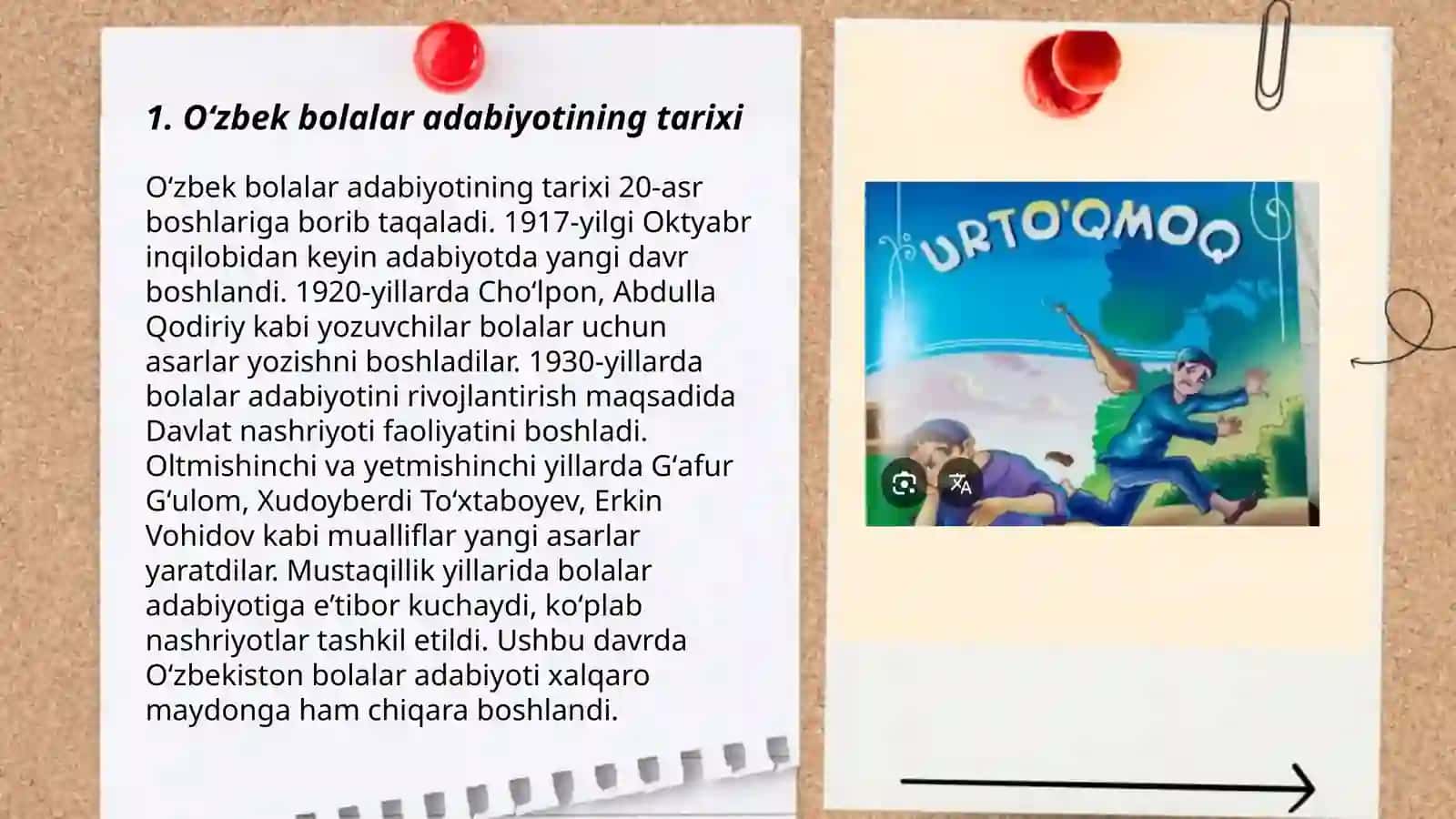 Oʻzbek bolalar adabiyoti yuksalish yoʻlida 3