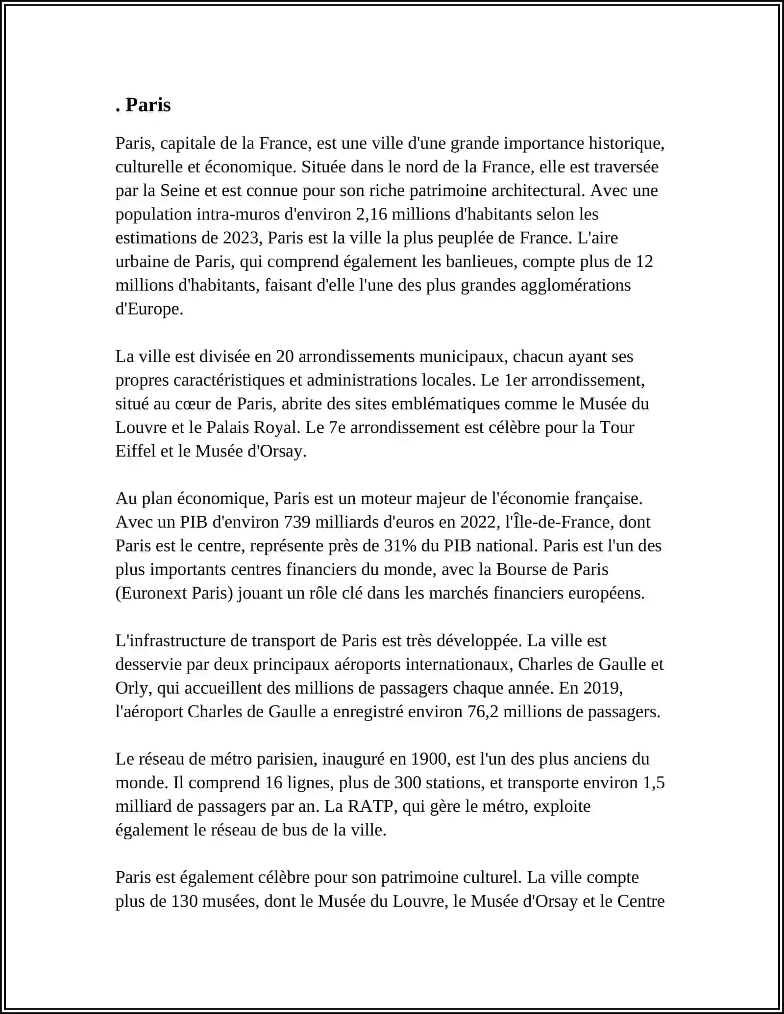 LES VILLES PRICIPALES DE LA FRANCE 3