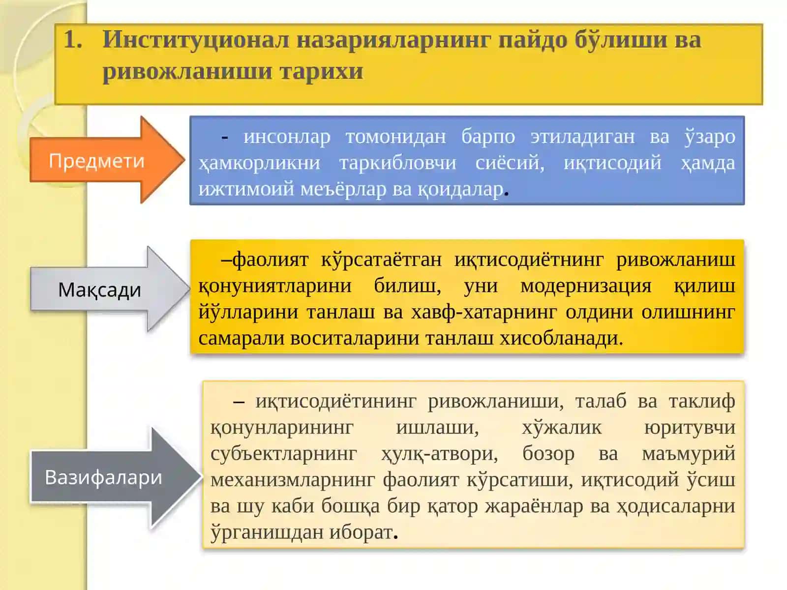 Институционал иқтисодиёт 3