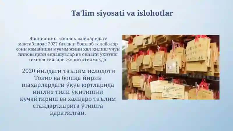 Yaponiyada taʼlim tizimi 3