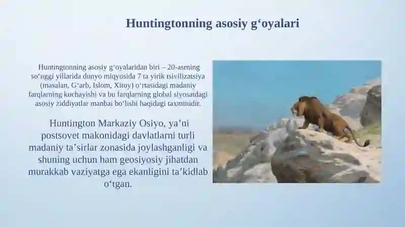 S xantingtonning Sivilizatsiya toʻqnashuvi asarini mohiyati 3