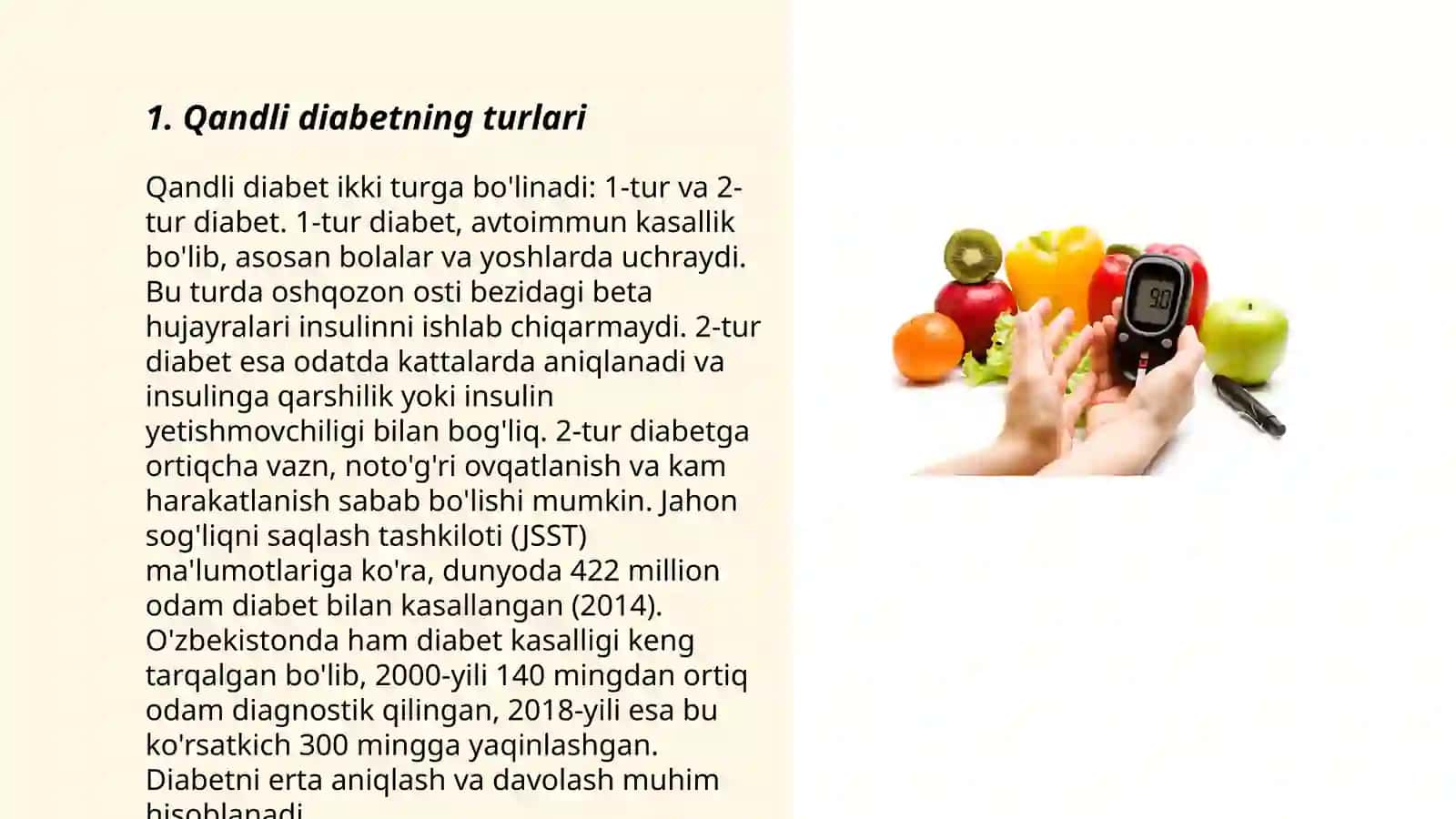Qandli diabet 3