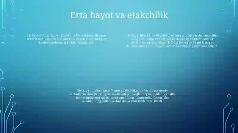 Amir-Temur Buyuk Davlat Arbobi 3