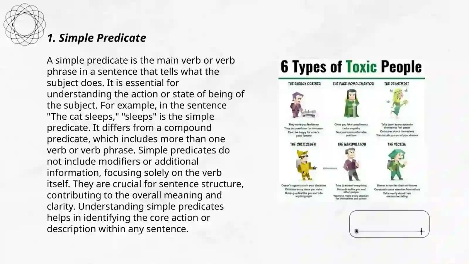 The Predicate and types 3