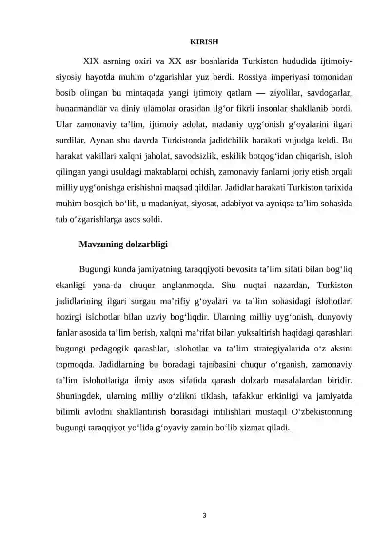 TURKISTONDA JADIDCHILIK HARAKATI VA TA'LIM SOHASIDAGI ISLOHOTLAR 3