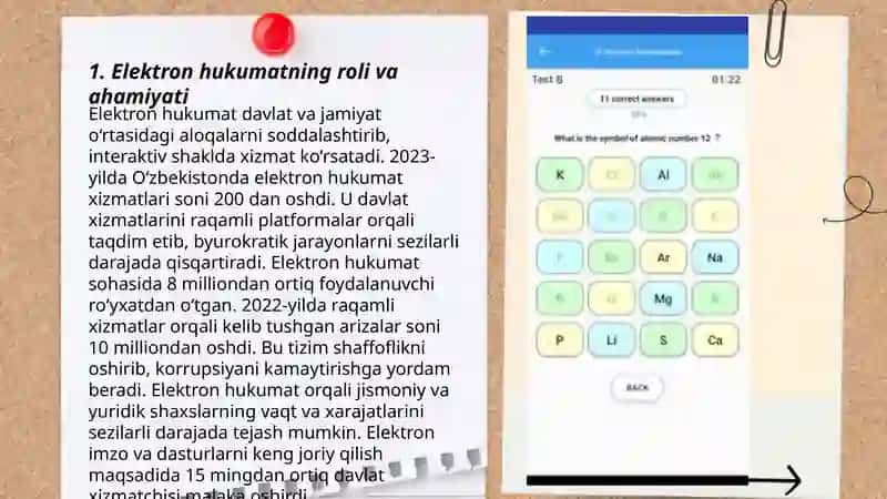 Elektron hukumat elementlaridan foydalanish 3