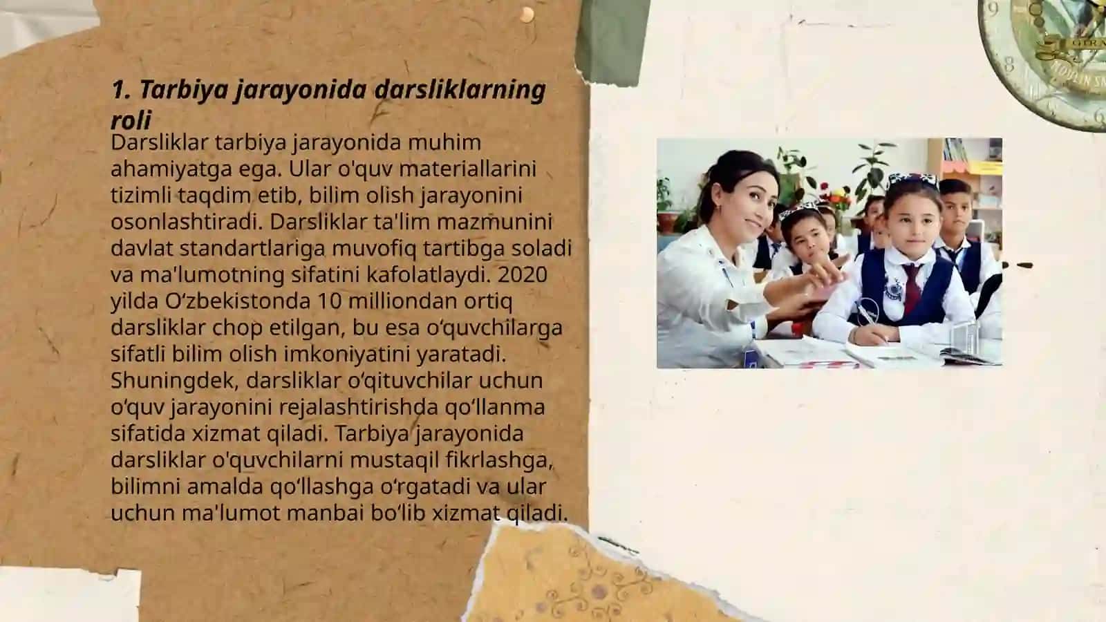 Umumtaʼlim maktabi "Tarbiya" darsliklarining tahlili 3