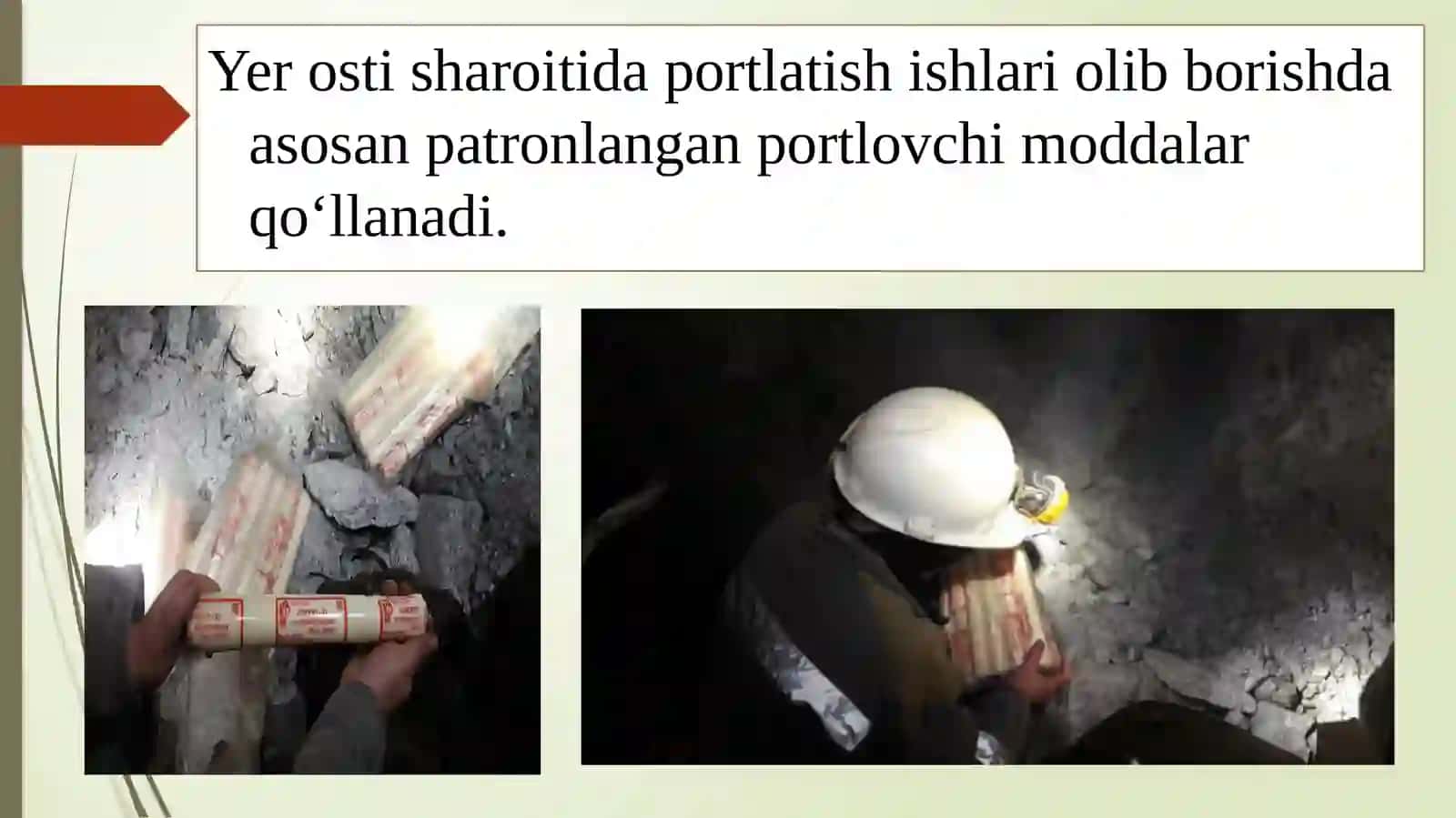 Portlovchi moddalar ning zichligi 3