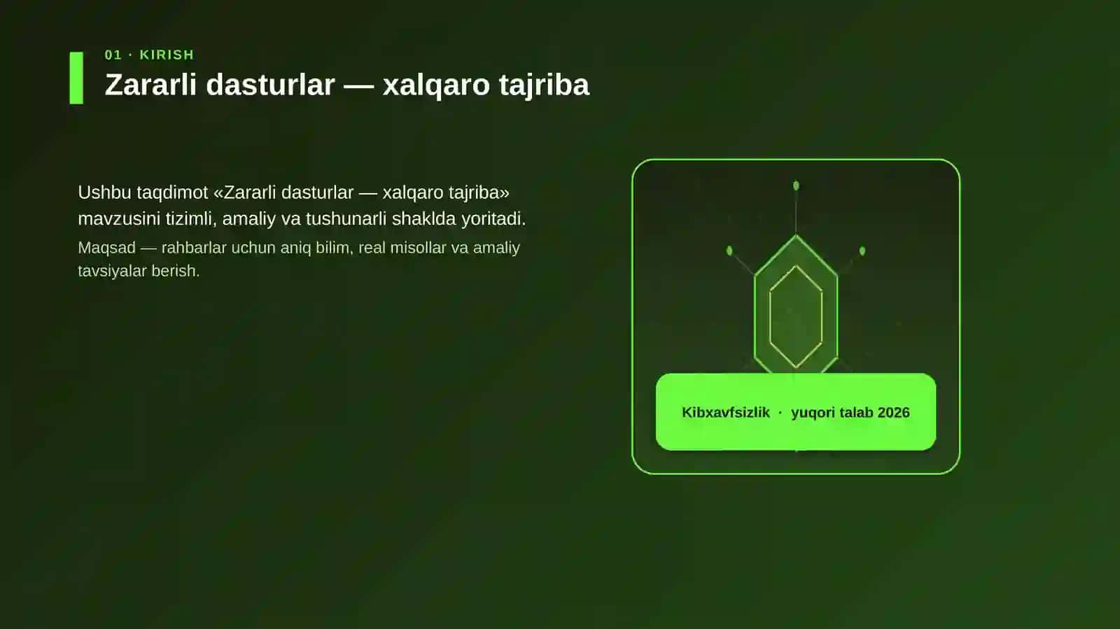 Zararli dasturlar — xalqaro tajriba 3