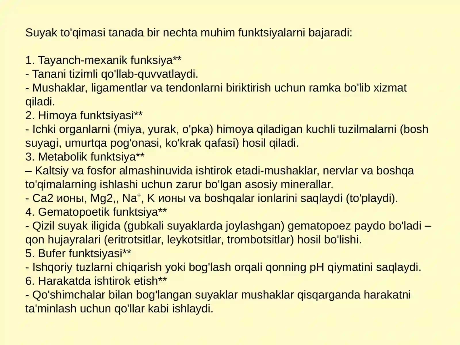 Suyakto'qimalari 3
