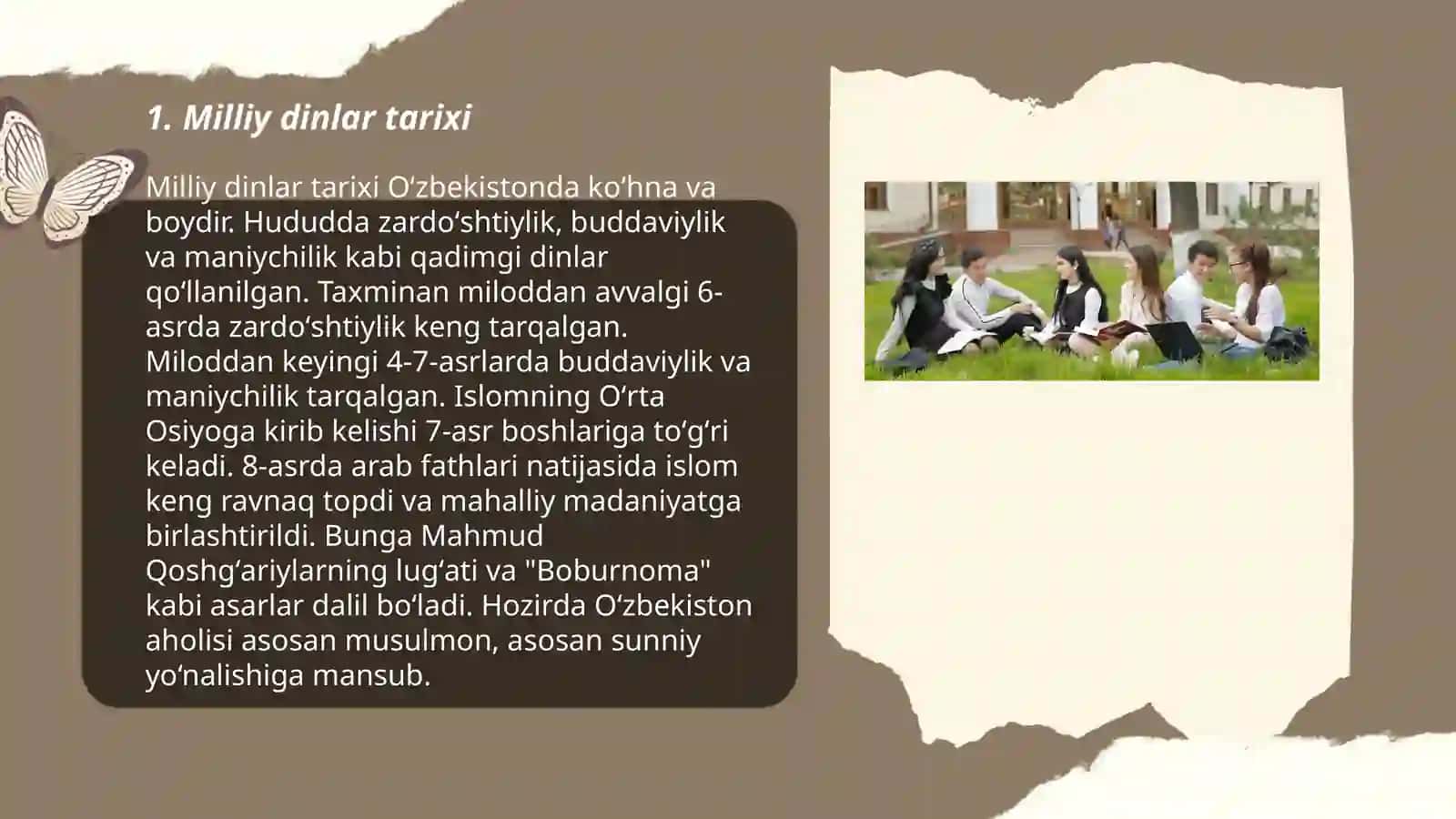 Milliy dinlar tushunchasi 3