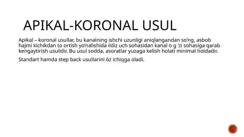 Ildiz kanallarini kengaytirish usullari 3