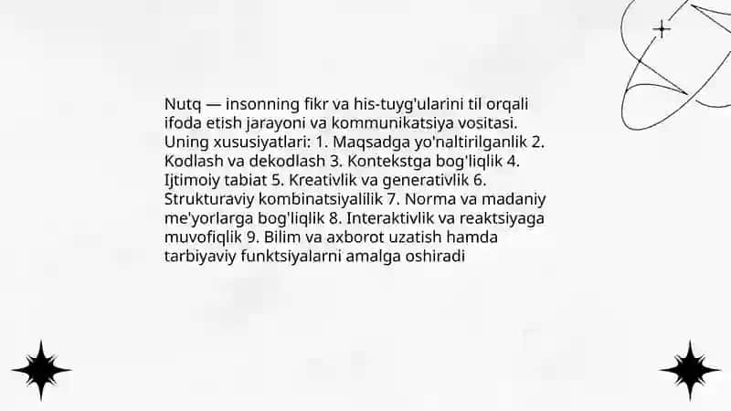 Nutq to'g'risida umumiy tushuncha 3