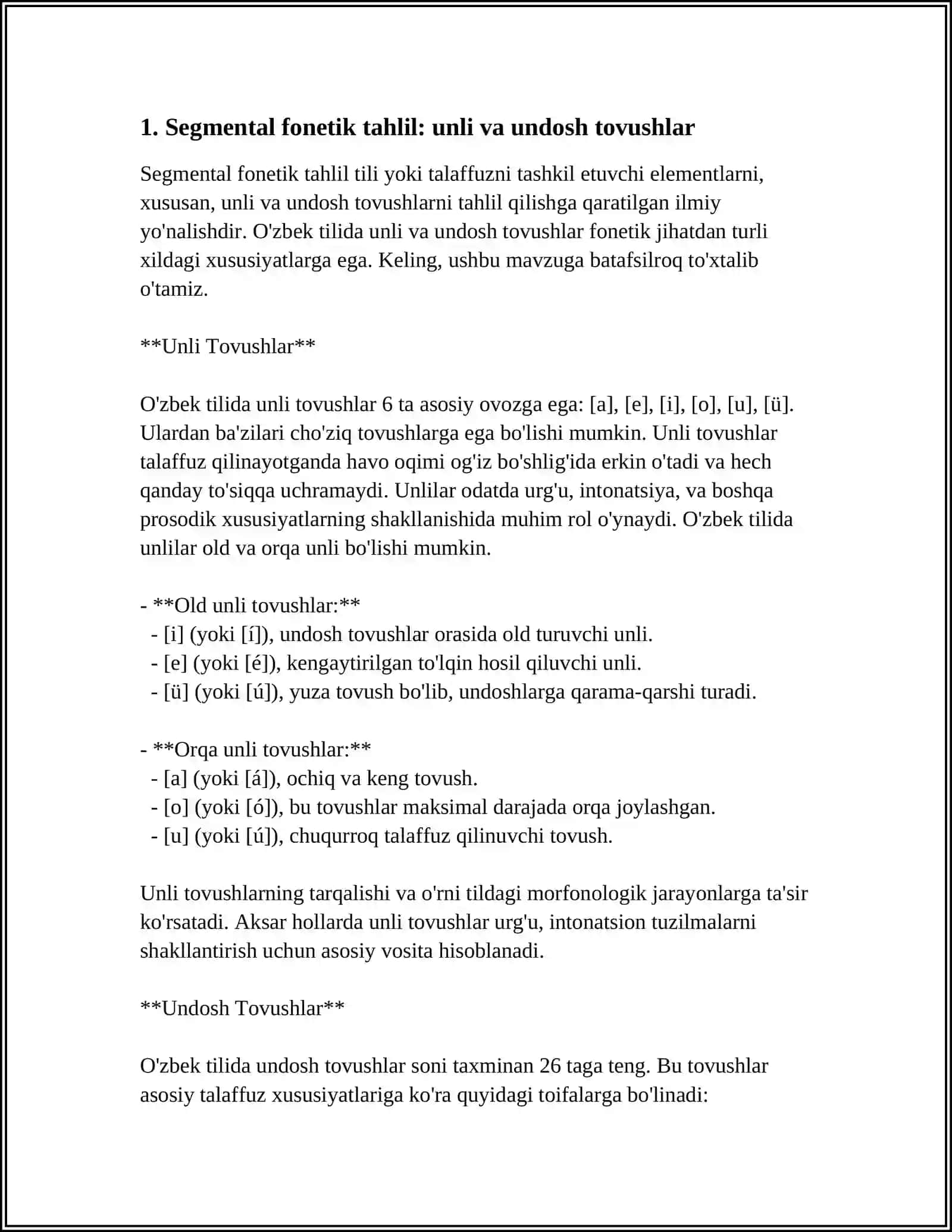 FONETIK TAHLIL 3