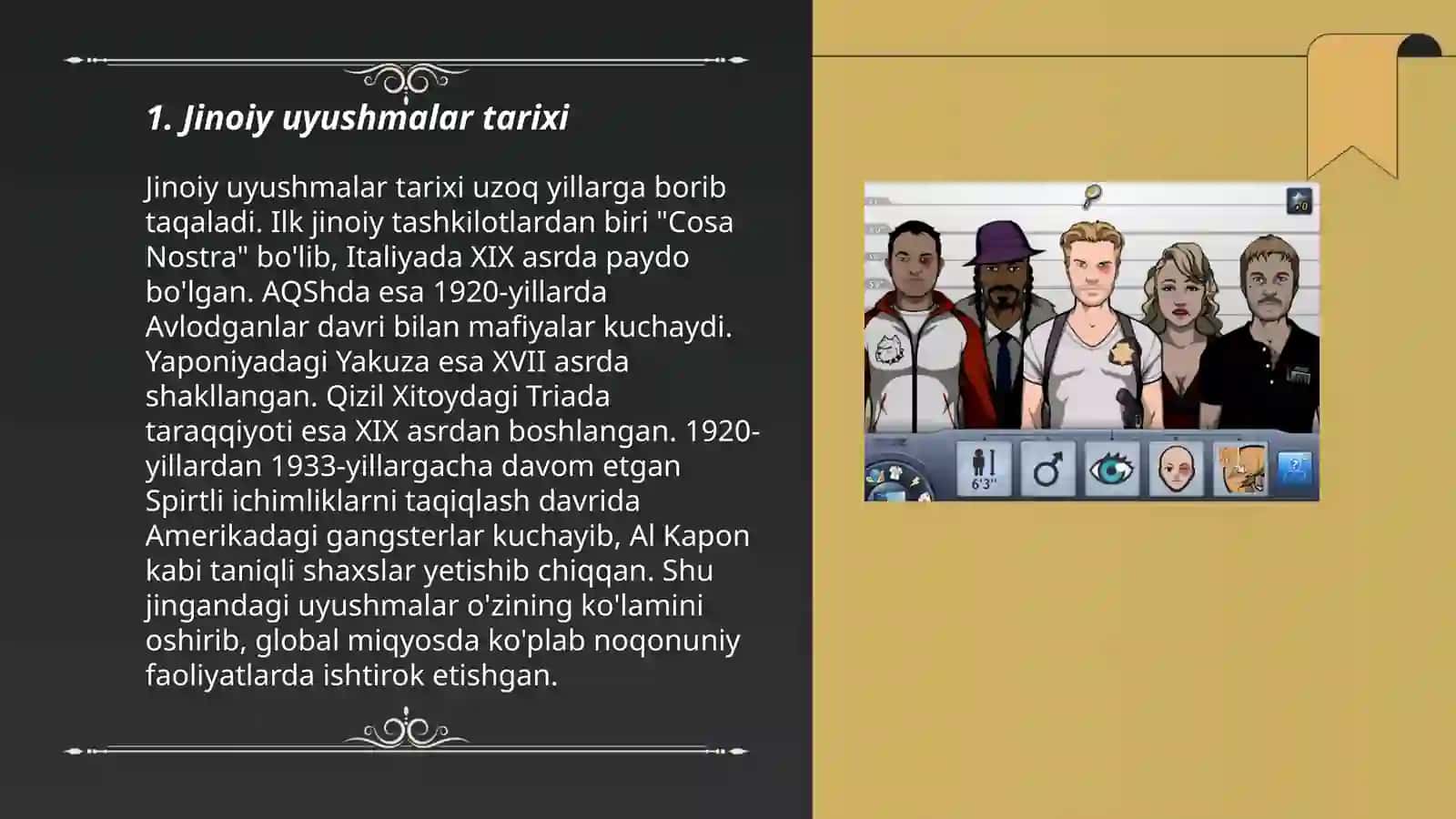 Jinoiy uyushma va jinoiy guruh 3