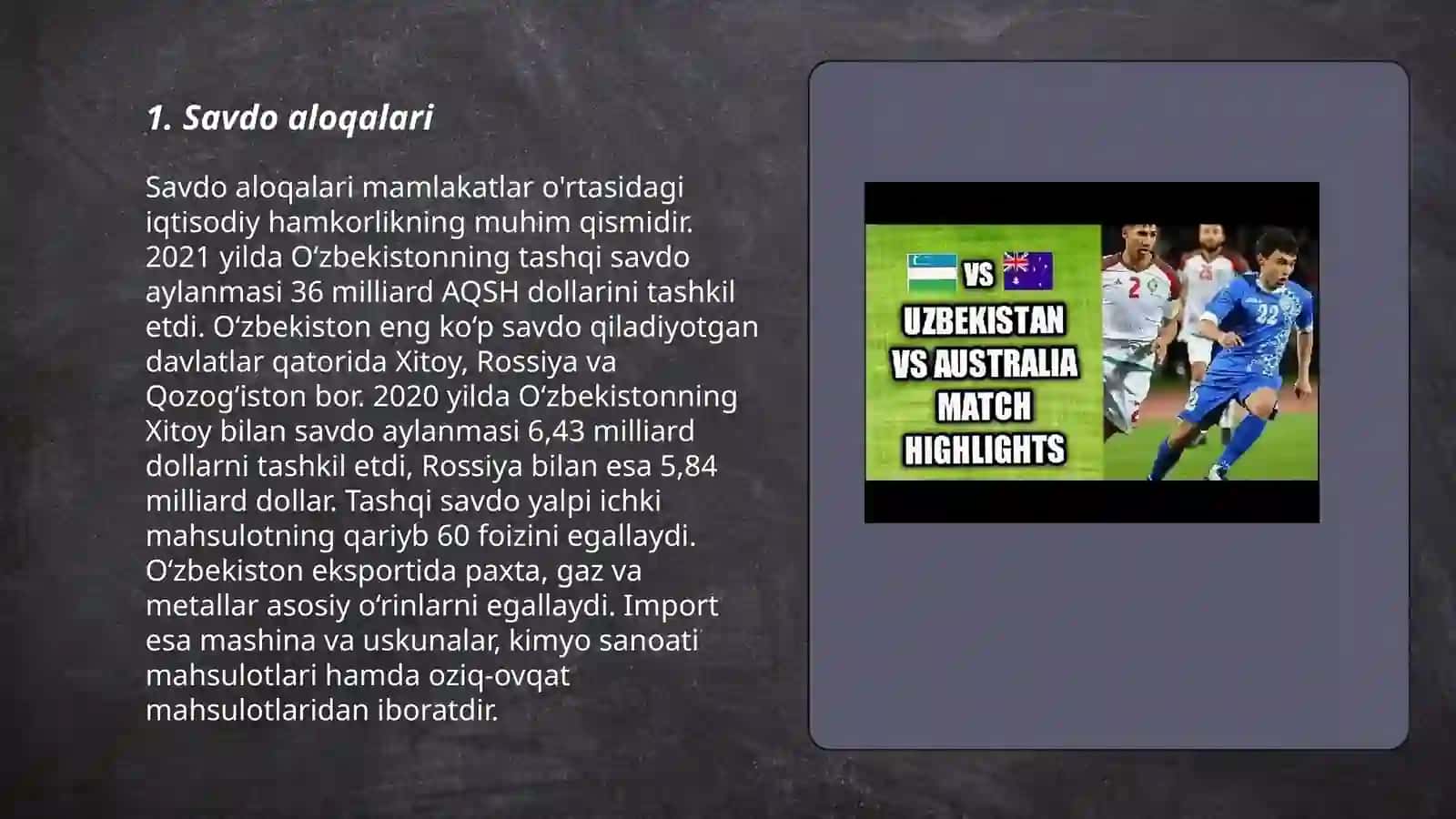 Oʻzbekiston va Afstraliya munosabati 3