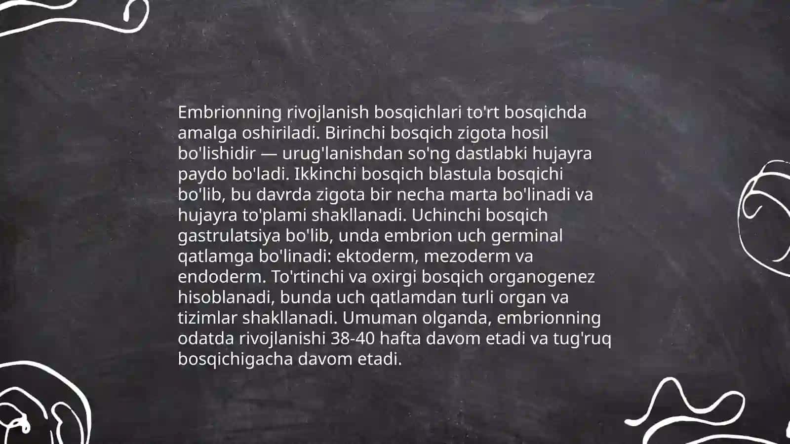 Embriologiyaning hal etilgan va etilmagan muammolari 3