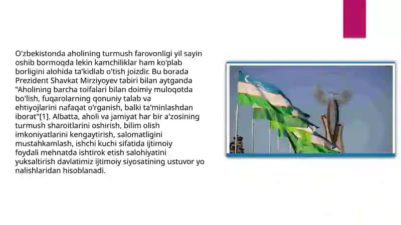 Yangi O‘zbekistonda amalga oshirilayotgan ma’naviy 3
