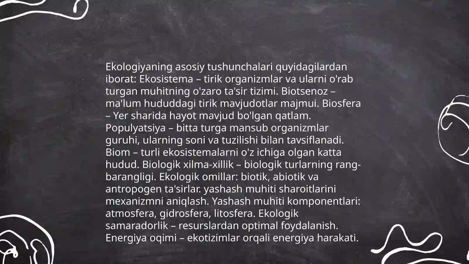 Ekologiya haqida tushuncha 3