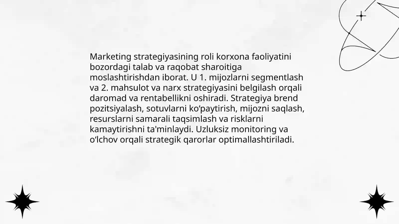 Korxonada marketing roli 3