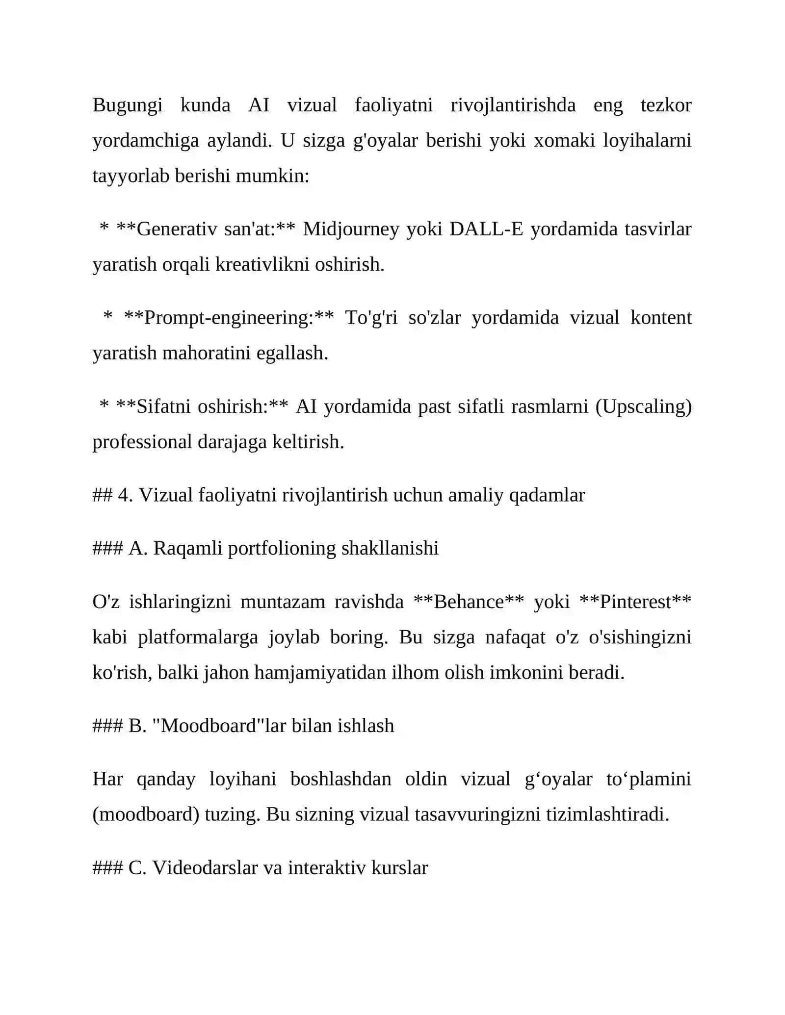 Texnalogiyalari yordamida vizual faoliyatini rivojlantirish 3