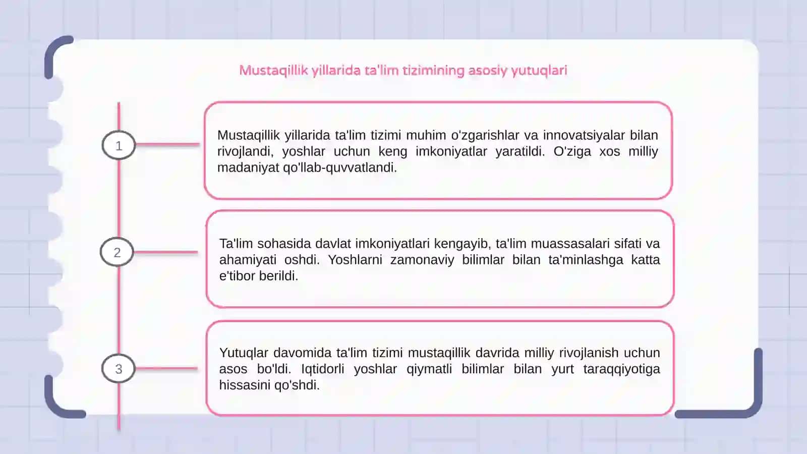 Mustaqillik yillarida ta'lim tizimining rivojlanishi 3
