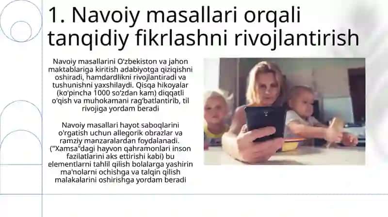 Navoiy hikoyalarini zamonaviy ta'limda qo'llash 3