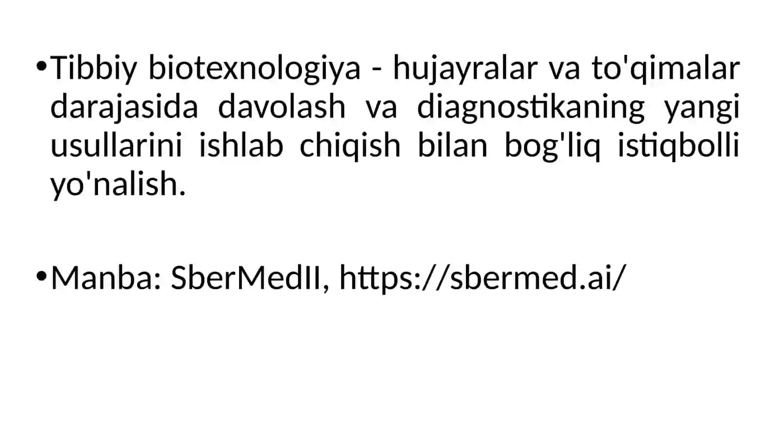 Tibbiyot Biotexnologiyasi 3