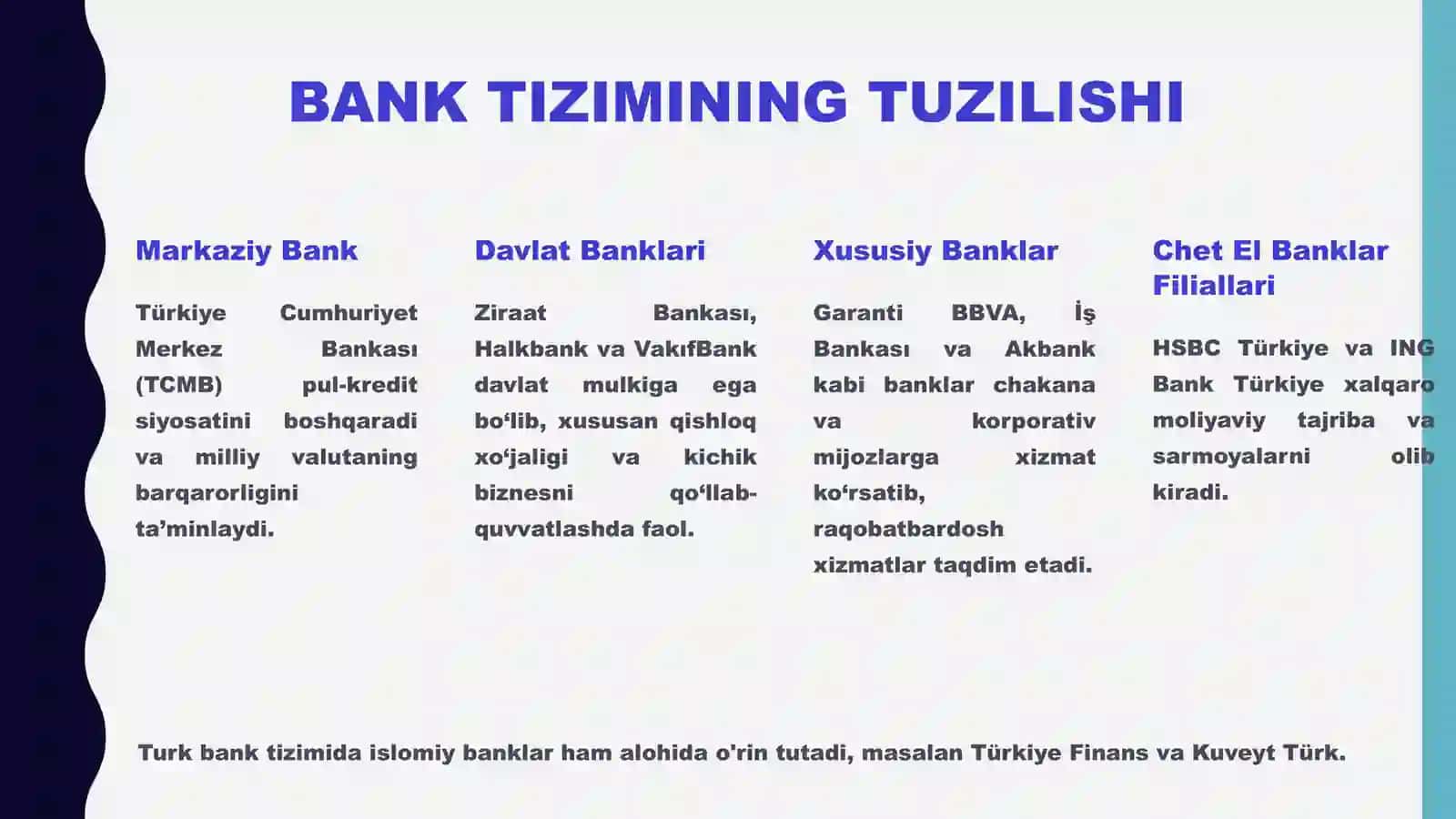 Turkiya Bank Tizimi 3