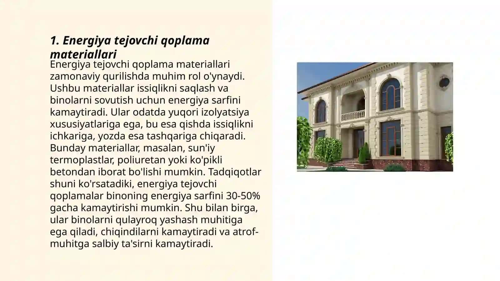 Zamonaviy qoplama(fasad) materiallari 3
