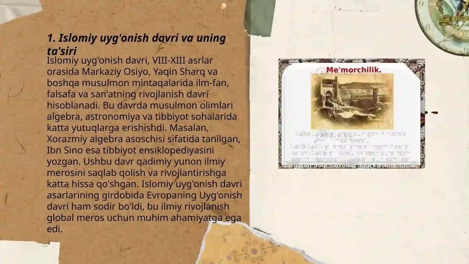 Islomiy uyg'onish davri va uning ta'siri 3