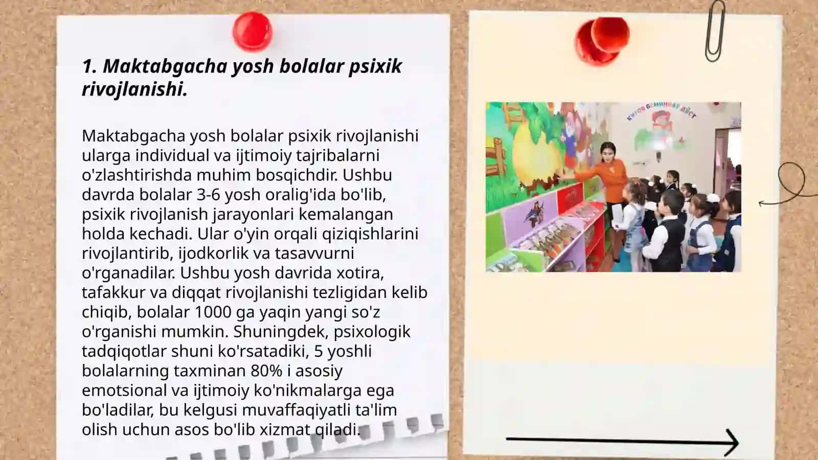 Maktabgacha yosh davrda psixik rivojlanish 3