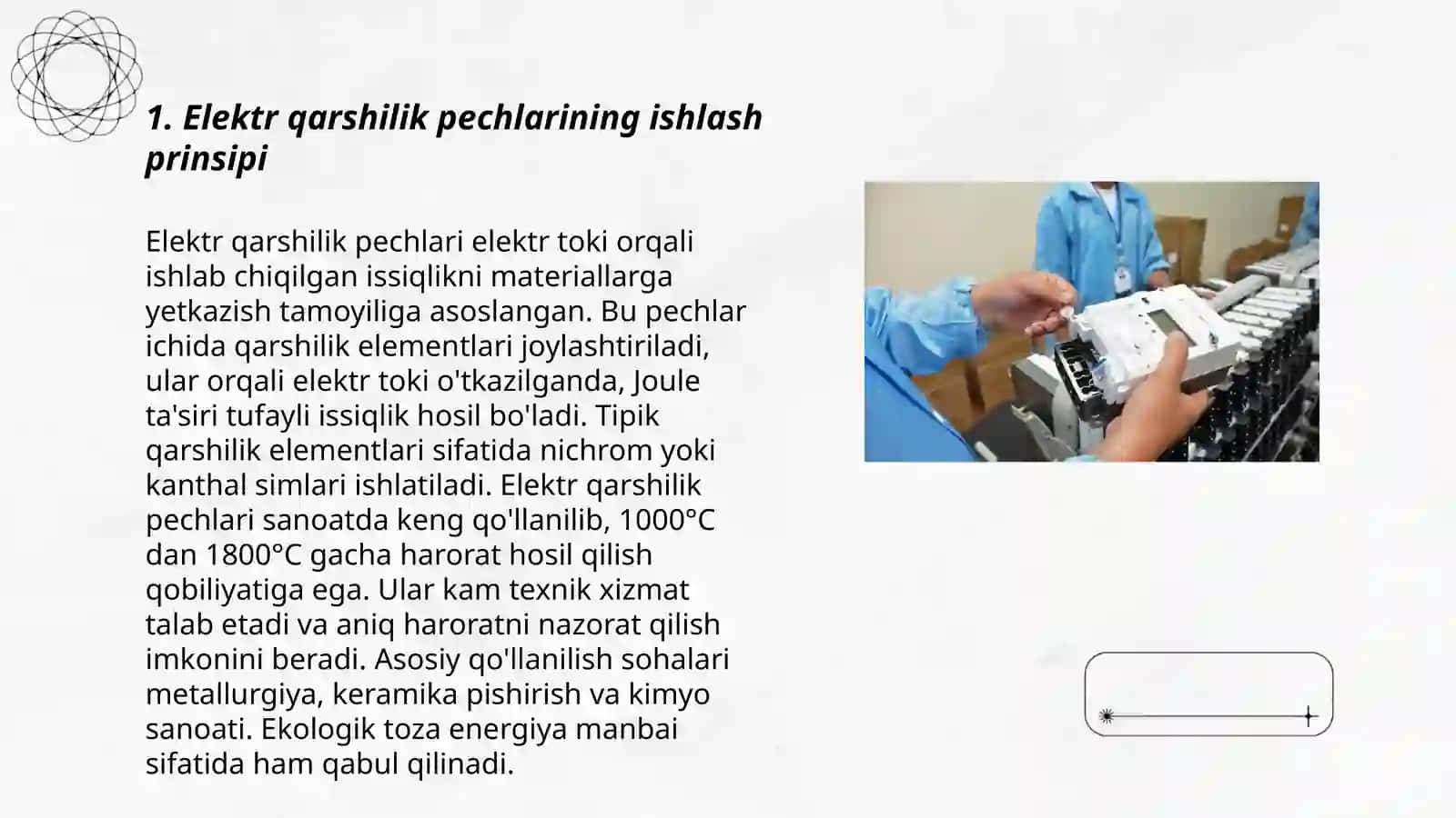 Elektr qarshilik pechlari turlari 3