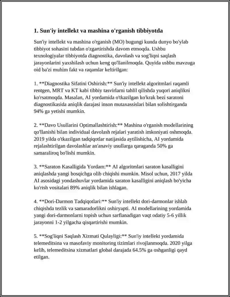 TIBBIYOTDAGI YANGILIKLAR 3
