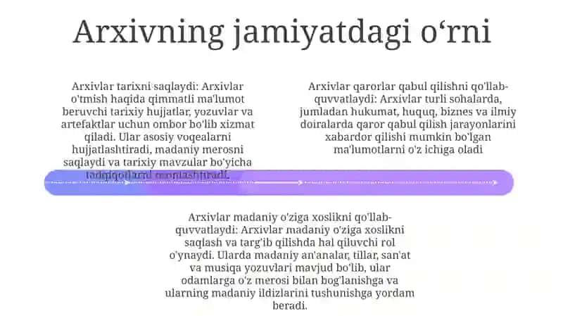 Arxivshunoslik ToʻGʻRisidaUmumiyMaʼLumotlar 3