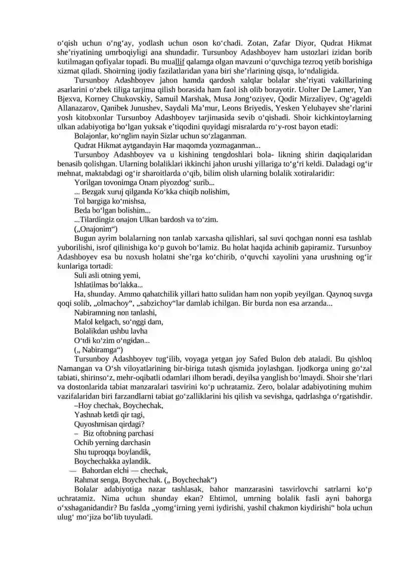 Tursunboy Adashboyev hayoti va ijodi 3