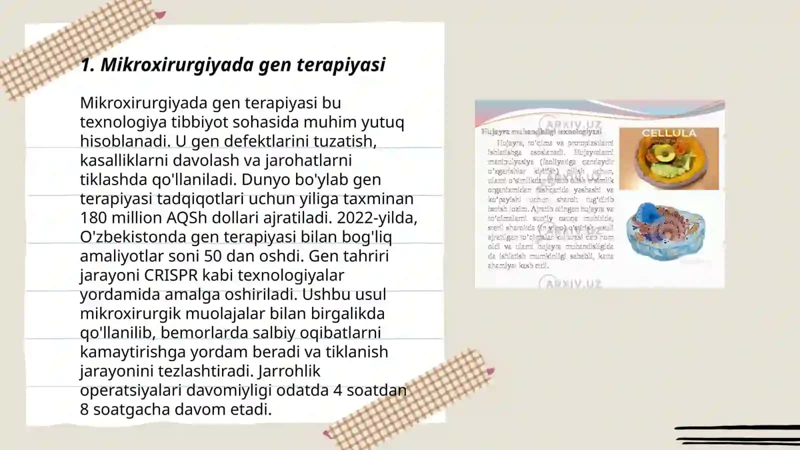 Mikroxirurgiyada gen muhandisligi 3