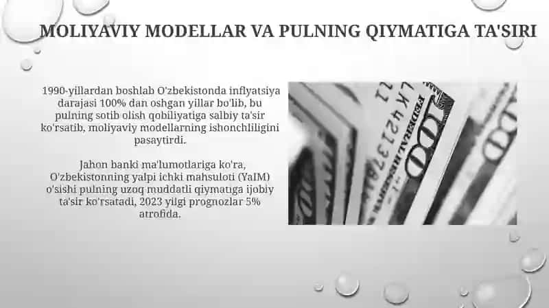 Moliyaviy Modellar va Pulning Qiymatiga Ta'siri 3