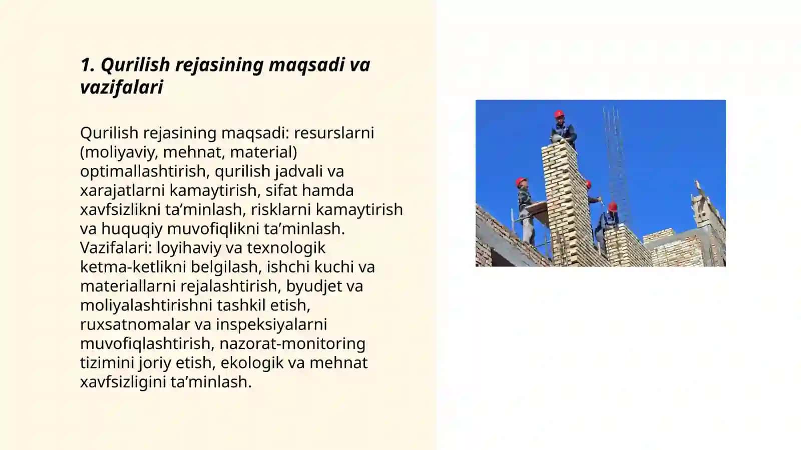 Qurilishda rejalashtirish va uning ahamiyati 3