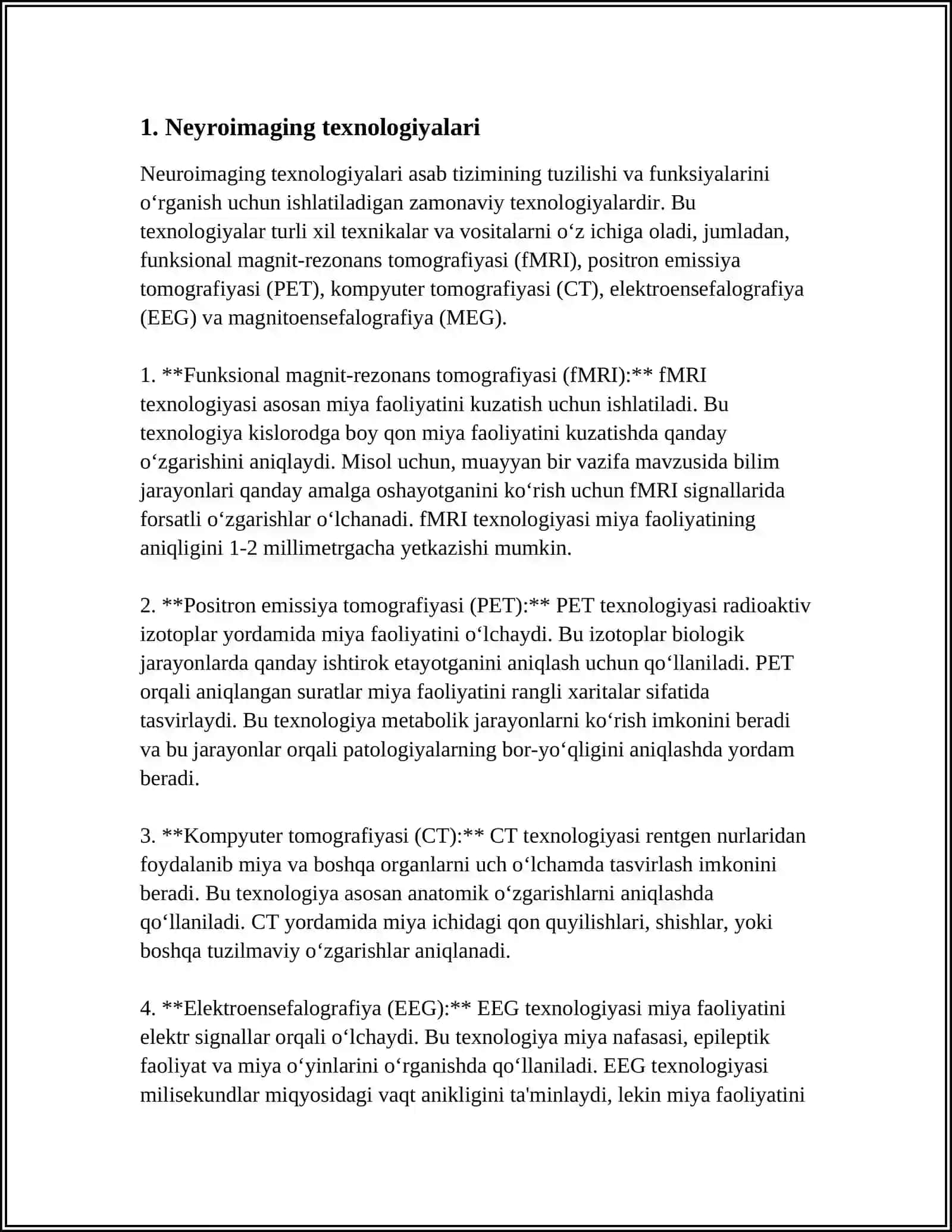 XAYOLNI DIAGNOSTIK QILISH METODLARI 3