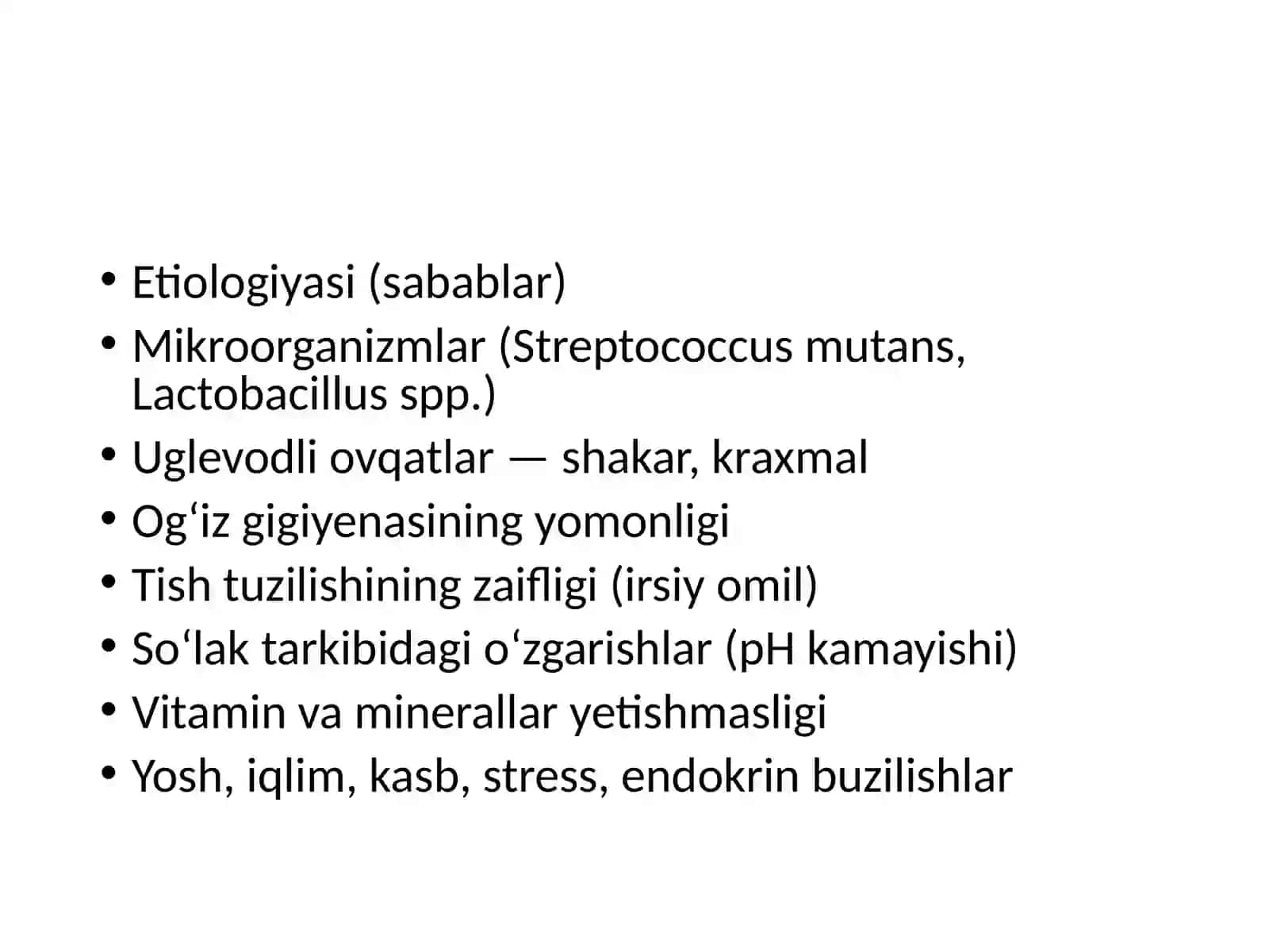 Karies 3