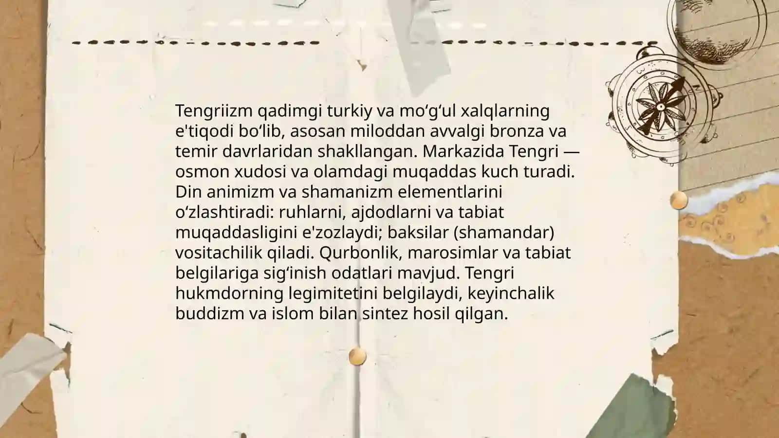 Tengriizm: kelib chiqishi va asosiy e'tiqodlari 3